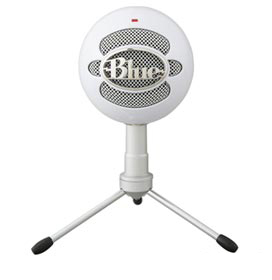 Microfone Blue Microphones Condensador USB Blue Snowball Ice Branco - 988-000070