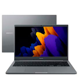 Notebook Samsung Book, Intel Core i5 1135G7, 8GB, 256GB SSD, 15,6", Cinza Chumbo - NP550XDA-KH2BR
