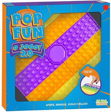 Fidget Toy Jogo Pop It Gigante Octogono Arco Iris - Yes Toys