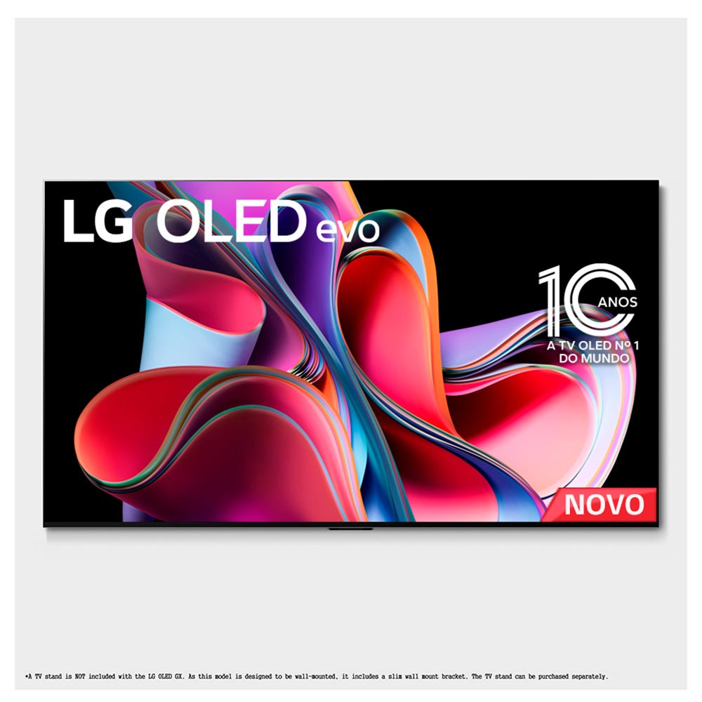 Smart TV 4K LG OLED 65" Polegadas Evo Gallery Edition 120 Hz ThinQ AI - OLED65G3PSA