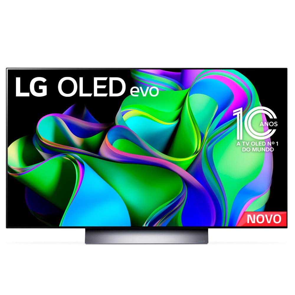 Smart TV 4K LG OLED 77" Polegadas Evo 120Hz G-Sync ThinQ AI - OLED77C3PSA