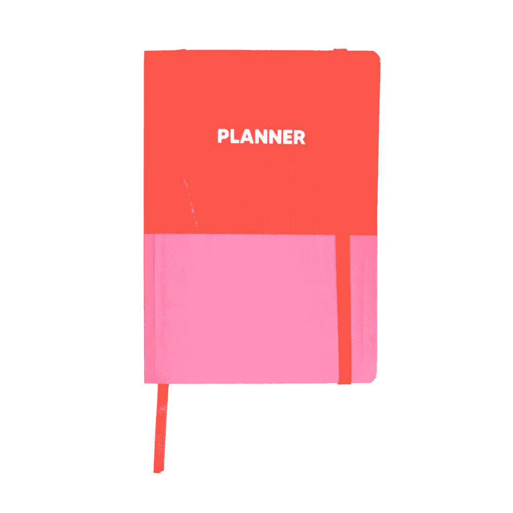 Planner Magnólia Slim Permanente Pink Bicolor